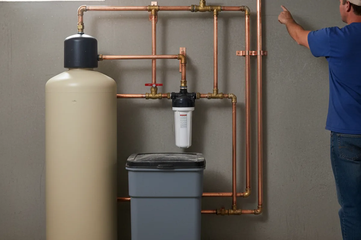 Whole-house water treatment system installed in Kouts